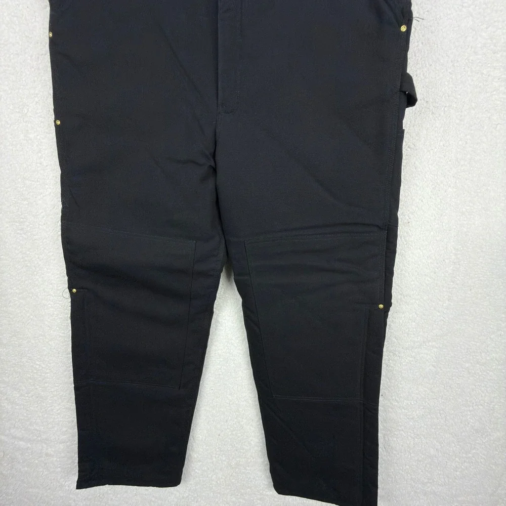 Carhartt Arctic Quilt Lined Bibs Overalls Mens 42x34 R03 BLK Black NWT‎ NOS